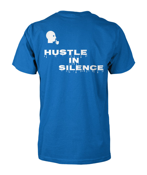 HUSTLE IN SILENCE BLACK TEE