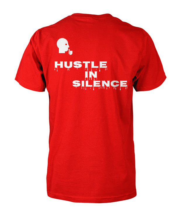 HUSTLE IN SILENCE BLACK TEE