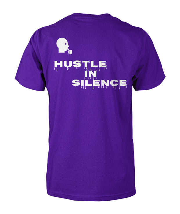 HUSTLE IN SILENCE BLACK TEE