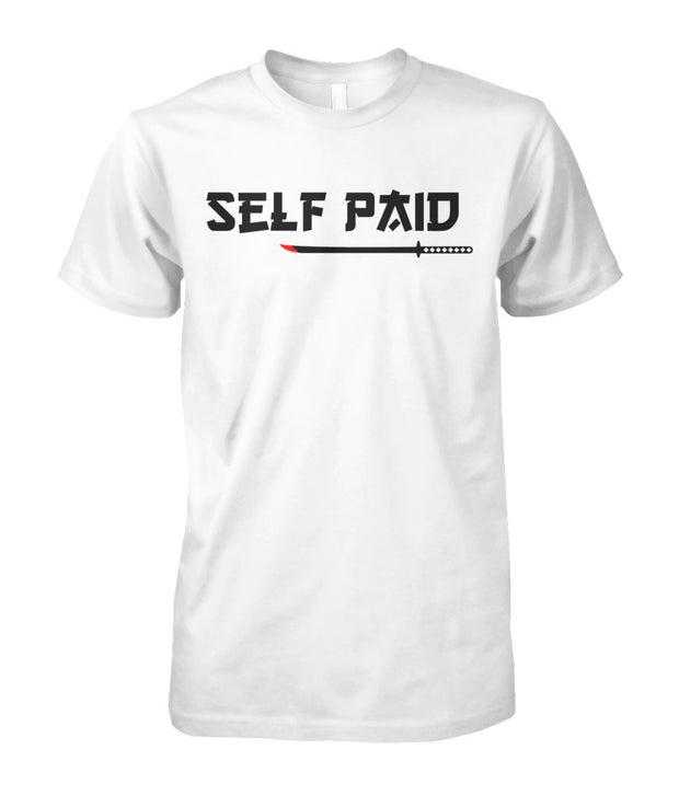 SELF PAID WHITE TEE
