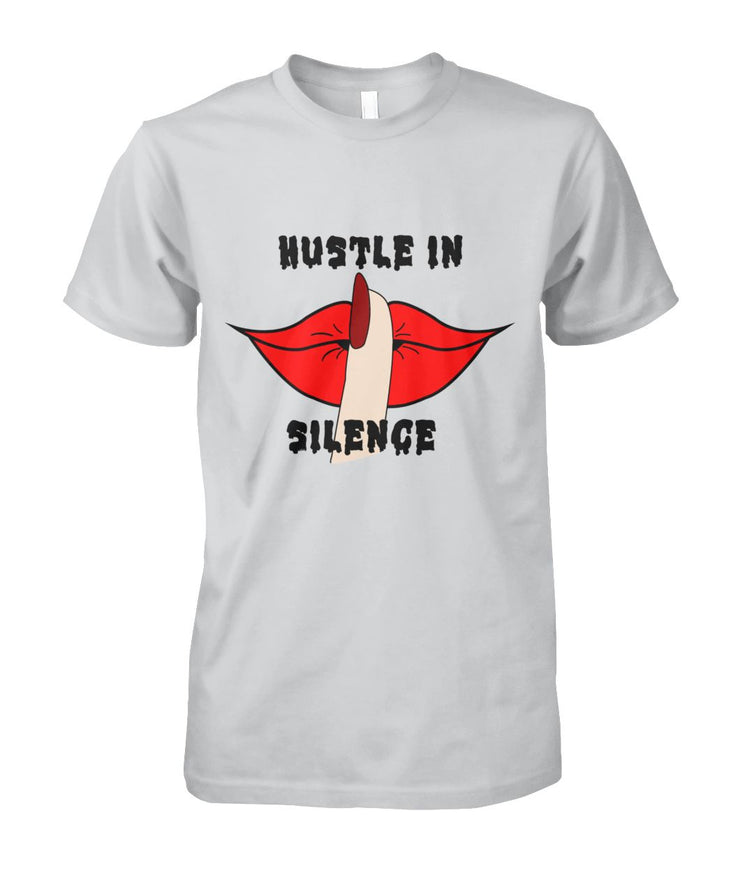 Hustle In Silence Gray Tee