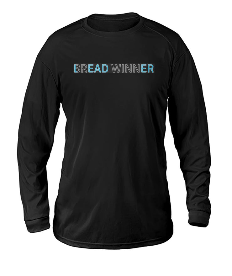 BREAD WINNER BLACK/TEAL LONG SLEEVE