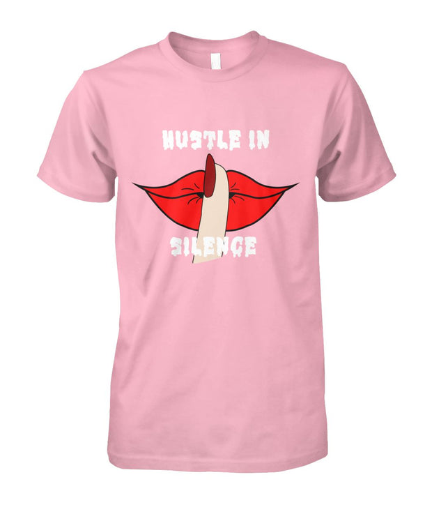 Hustle In Silence Pink Tee