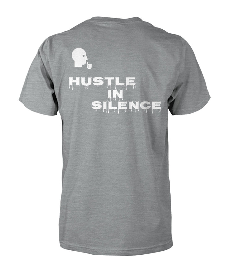 HUSTLE IN SILENCE BLACK TEE