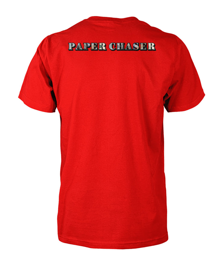 PAPER CHASER RED TEE