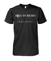 RAGS TO RICHES BLACK TEE