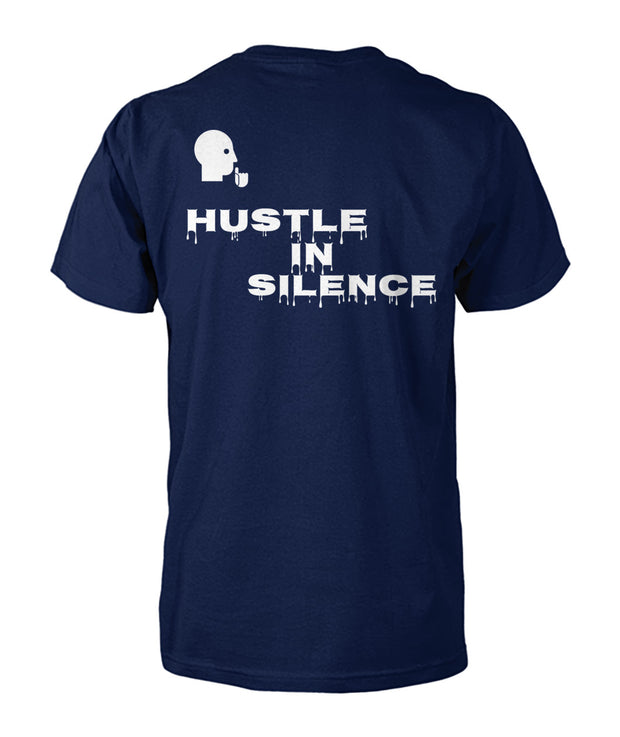 HUSTLE IN SILENCE BLACK TEE